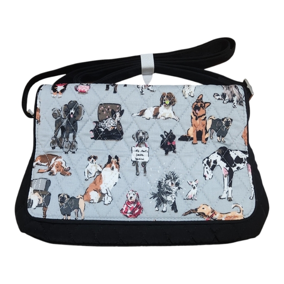Vera Bradley Handbags - 🆕️ Vera Bradley Convertible Flap Crossbody Bag in Dog Show
